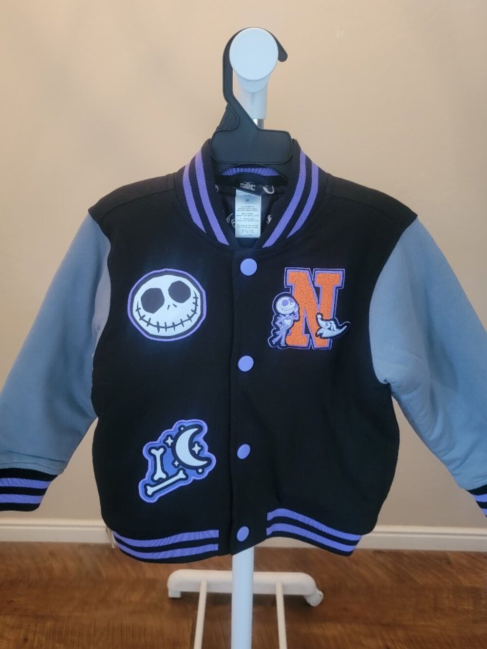 Character Toddler Varsity Jacket, Size 3T